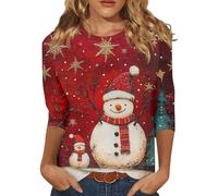 Générique Deguisement Adulte Femme Lumineux Deguisement Couple Rigolo Adulte Jacquard Noel Vetement Noel Chic Ugly Tenue Mode Tenue de Noël Sapin Women Chaud Pull Long Femme Hiver M