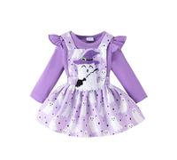 Générique Deguisement Bebe Fille Halloween, DéGuisement Petite SorcièRe Ma PremièRe Tenue De Halloween pour BéBé Fille DéGuisement Chauve Souris Costume Enfant Sorciere 2 Ans Ensemble De VêTements