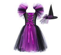 Générique Deguisement Bebe Halloween, Costume Sorciere Fille Cape à Capuche Halloween Capes De Cosplay DéGuisement Chauve Souris Femme Costume D'Halloween Pour BéBé DéGuisement Enfant 2 Ans Cadeau