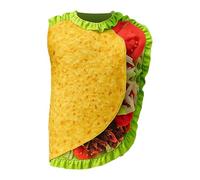 Générique Déguisement Burrito Adulte - Haut Déguisement Taco Halloween Costume Jeu de Rôle | Tenue pour Événements Anniversaire Carnaval École Photo Adulte Amis Femmes