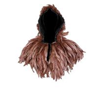 Générique Déguisement Carnaval Cape À Capuche Unisexe Avec Plumes Pour Grande Fête De Carnaval Et Mascarade Accessoire De Célébration Spectaculaire Pour Homme Et Femme Déguisement Festival Déguisem