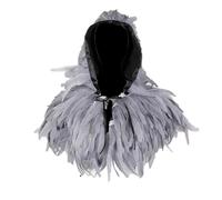 Générique Déguisement Carnaval Cape À Capuche Unisexe Avec Plumes Pour Grande Fête De Carnaval Et Mascarade Accessoire De Célébration Spectaculaire Pour Homme Et Femme Déguisement Festival Déguisem