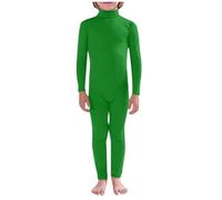 Générique Deguisement Carnaval Enfant Unisexe Couleur Unie Performance Scénique Costume Seamless Tight Body For Cosplay And Danse (black) Ideal Pour Se Déguiser