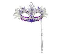 Générique Déguisement Carnaval Femme Masques À Gratter Masque Vénitien En Filigrane Métal Brillant Et Strass Pour Homme Deguisement Adultes Diy Mascarade De Complet Costume(Marine)