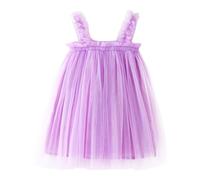 Générique Deguisement Carnaval Fille Robe Bal sans Manches, Tenue Princesse Simple Élégante, Costume Fête Anniversaire Enfant, Vêtement Cérémonie Tulle Doux(Purple, 18-24 Months)