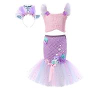 Générique Deguisement Carnaval Fille Robe Tutu Halloween, Costume Rêve Princesse Fête, Tenue Anniversaire Enfant Chic, Vêtement Cosplay Spectacle(5-6 Years)