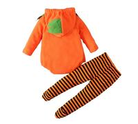 Générique Deguisement Citrouille Bebe Costume Pour Bébé Halloween Ange Grenouillère 1 Piece Combinaisons Et Barboteuses Garçon Enfant Qui Fait Peur Bandeaux Cosplay Cadeau