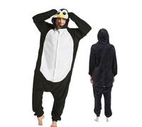 Générique Deguisement Cosplay Pingouin Adulte Unisexe Doux Confortable Pyjama Costume Soirée Déguisement Halloween