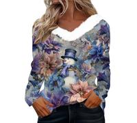 Générique Deguisement de Noel Femme Jacquard Laine Vêtement Hiver Rigolo Mode Renne Lumineux Chaud Ugly Adulte Noël Mode Vetement Polaire Beau Pull Noel Lumineux Femme S