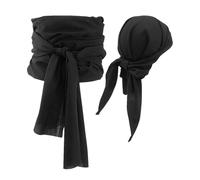 Générique Déguisement De Pirate Pour Femmes - Ensemble de Chapeau Pirate | Bandeau écharpe ceinture de cosplay pour fêtes déguisées, jeu de rôle, pour femmes et hommes, médiéval renaissance