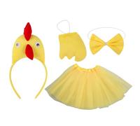 Générique Déguisement de Poulet,Tenue De Poulet Rigolote - Accessoires Pour Halloween Noël Thanksgiving Avec Noeud Papillon Et Bandana
