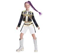 Générique Deguisement Enfant - 3 Pièces P-op Dress Up Stage Tenue Costume Uniforme Fête Ensemble Complet D'anime Cosplay Accessoire Costume fille
