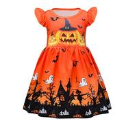 Générique Deguisement Enfant Fille, Deguisement Vampire Enfant Mon 1Er Halloween Robe De SorcièRe Halloween Costume d'halloween pour BéBé Cosplay DéGuisement 0 18Mois Ensemble De VêTements