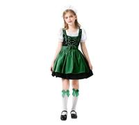 Générique Déguisement Enfant Fille Tenue Traditionnelle Allemande Pour Carnaval Et Spectacle Costume De Festival Avec Tablier Déguisement Carnaval Enfant Pour 3 À 12 Ans