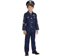 Générique Déguisement Enfant Garçon Fille Costume De Police Pour Spectacle Et Jeu De Rôle Tenue De Maintien De L'Ordre Déguisement Carnaval Enfant