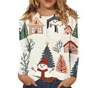Générique Deguisement Femme Adulte Original Bonhomme Lumineux Vetement de Noel Chaud Adulte Noel Hiver Jacquard Rigolo Humour Drole Pull Sapin Moche Polaire Pull Femme XL