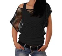 Générique Deguisement Femme Annee 80 Fluo T-Shirt Resille Soirée Disco Costume Vetement Fête Néon Débardeur Kit Accessoires Carnaval Vêtements D'aérobic Fête Thème