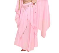 Générique Deguisement Femme Carnaval Jupe Paillette Femme Pompom Jupe Sequin Mini Danse Orientale Tutu Automne Soirée Noel Rose One Size