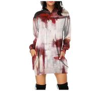Générique Deguisement Femme Halloween Adulte Costume Vampire Robe Noire Médiévale Renaissance Gothique Tulle Pour Déguisement Automne Infirmiere De Soiree 1-Kaki L