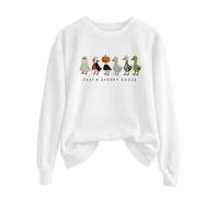 Générique Deguisement Femme Halloween Sweat Oversize Costume Vampire Pull Orange Squelette Veste Sweater T Shirt Sweats Capuche Homme The Pumpkin Spice Cafe Vetement