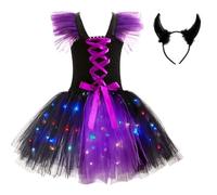 Générique Deguisement Halloween BéBé, Deguisemenr Halloween Bebe BéBé Mon 1Er Robe Bebe Fille DéGuisement Squelette Enfant Costume Set SorcièRe Magique pour Enfants DéGuisement Fille 2 Ans Tenue