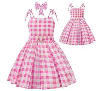 Générique Déguisement Halloween Bébé,Deguisement Ado Fille Robe De Sorcière Femme Costume 10 Ans Ceremonie Bleu Marine 3 4 5 6 7 8 9 Maquillage Princesse Idée Effrayant (Rose,3-4 ans)