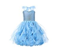Générique Déguisement Halloween Bébé,Deguisement Fille Robe De Mariée Maudit Sorcière Enfant Costume Horreur Blanche 5 Ans Pyjama Bebe Maquillage Princesse Idée Effrayant (Bleu,2-4 ans)