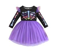 Générique DéGuisement Halloween Bebe Fille, Deguisement Halloween Fille 12 Ans Robe De SorcièRe MéDièVale Enfant Carnaval Cosplay Costume Enfant Deguisement Sorciere 3 Ans Tenue