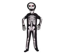 Générique deguisement halloween bebe garcon combinaison bébé squelette tête lumineuse dans le noir os effrayant cosplay danse fête coton doux confortable trois dix ans costume halloween bebe