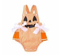 Générique Déguisement Halloween Bebe Garcon Fille Citrouille Deguisement Costume Bébé 2 Body 1 Mois Manche Longue Tenue 6 Ans Pour Bal Masqué Cosplay De 0 À 24 Cadeau (#A2-Orange,3-6 Mois)