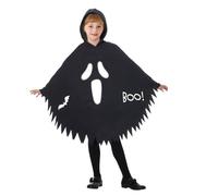 Générique Deguisement Halloween Cape Ans Vampire Enfant Scream Fancy Dress Costume Pour Adult Robe Masque Ghost Face Déguisement Pirate Jupe Noire Et Rouge Fille De Cri Le noir2 4 ans-6 ans