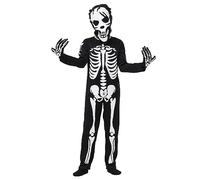 Générique Deguisement Halloween Costumcostume Halloween Enfante Enfant DéGuisement Squelette Enfant, Garcon Costume Squelette Briller La Nuit d'halloween-DéGuisement pour Jeu De RôLe