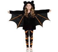 Générique Deguisement Halloween Enfant Cape Chauve Souris pour Fête Déguisée Cosplay Et Spectacle Scénique avec Attaches Deguisement Enfant Halloween