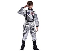 Générique Déguisement Halloween Enfant, Costume D'Astronaute Spatial pour The Wandering Earth, Tenue De Pilote Cosplay, Vêtement Spatial pour Enfants, Déguisement Halloween Enfant