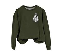 Générique Deguisement Halloween Femme Citrouille Sweatshirts Veste Capuche Pull Automne Chemise Sweater Sweat Shirt Vêtements Orange Vetement Oversize Fille Sweats