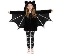Générique Déguisement Halloween Fille,Costume d'habillage d'Halloween Family Fantaisie Costume Robes de FêTe Robe Vampire Deguisement Fille Squelette Carnaval Mascarade 3-16 Ans