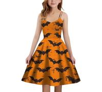 Générique Déguisement Halloween Fille,Déguisement Cosplay Fête pour Fille Family Fantaisie Costume Sorcière Enfant de vampire Robe Soirée Fêtes, Anniversaires, 2-10 ans