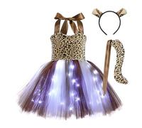 Générique Déguisement Halloween Fille,Deguisement Fille 5 Ans Robe 14 Sorcière 3 Mascarade Fête Fancy Dress Up Costume 4 Ma Première Tenue De Pour Bébé Maquillage Français (Blanc,1-2 ans)