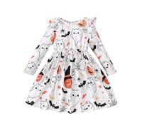 Générique Deguisement Halloween Fille, Deguisement Halloween Fille Zombie Chauve Souris Chapeau Sorciere Costume Enfant Vampire Ensembles De VêTements pour BéBé Nouveau Né Cosplay