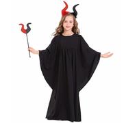 Générique Deguisement Halloween Pirate Enfant Faucheuse Vampire Scream Fancy Dress Costume Pour Adult Robe Fille Masque Cape Vêtements De Crâne Lumineux D'halloween Mask Adulte Le noir 5 ans-6 ans