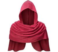 Générique Déguisement Homme Carnaval Cape Médiévale À Capuche Style Viking Renaissance Pour Gn Reconstitution Historique Et Cosplay Déguisement Adulte Authentique