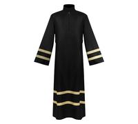 Générique Deguisement Homme Carnaval Cosplay Style Cour Musulman Médiéval Robe Pasteur Église Performance Chorale Théâtre Déguisement Adulte Homme Carnaval Cérémonial