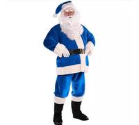 Générique Deguisement Homme Carnaval Costume Père Noël Sept Pièces Fête Role Play Scène Théâtre Performance Déguisement Adulte Homme Carnaval Complet Classique