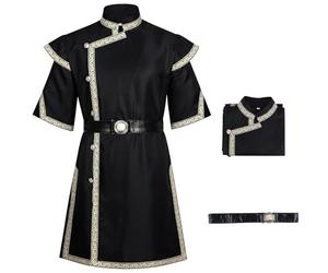 Générique Déguisement Homme Carnaval Tunique Médiévale À Lacets Style Viking Pirate Mercenaire Samouraï Pour Gn Et Cosplay Déguisement Adulte Guerrier
