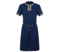 Générique Deguisement Homme Carnaval Tunique Médiévale Historique Viking Pirate Gn Grande Taille Scène Performance Cosplay Déguisement Adulte Homme Barbare Robuste Authentique