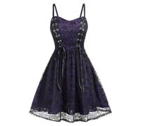 Générique Deguisement Mariee Halloween Mariage Médiévale Costume Sorciere Steampunk Marié Déguisement Halloween Femme Mariée Courte Sexy Robe Blanche Pirate Jupe Deguisement XXL