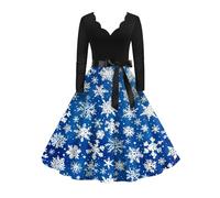 Générique Déguisement Mere Noel Femme Vetement de Nuit Bas Réveillon Mode Tenue Paillette Pjama Long Hot Cape Noel Paillettes Nette Robe Sequins Femme 4XL