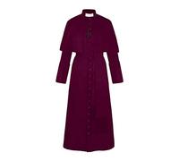 Générique Déguisement moine médiéval adulte,Médiéval Renaissance Moine Costume Robe,Costume Homme Carnaval pour Halloween Cosplay, Halloween Cosplay pour homme adulte