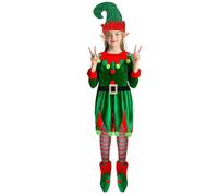 Générique Déguisement Noël Set Robe De Fête Classique Respirant Enfant