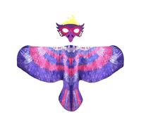 Générique Déguisement Oiseau Cape d'Ailes - Ensemble Thématique Animal Immersif | Cape pour Cosplay Oiseau | Pour Scène École Carnaval Halloween Mascarade Photographie Anniversaire Fête
